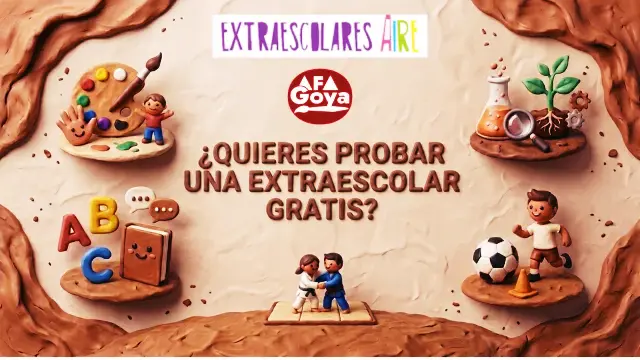 ¿QUIERES PROBAR UNA EXTRAESCOLAR DE FORMA GRATUITA?